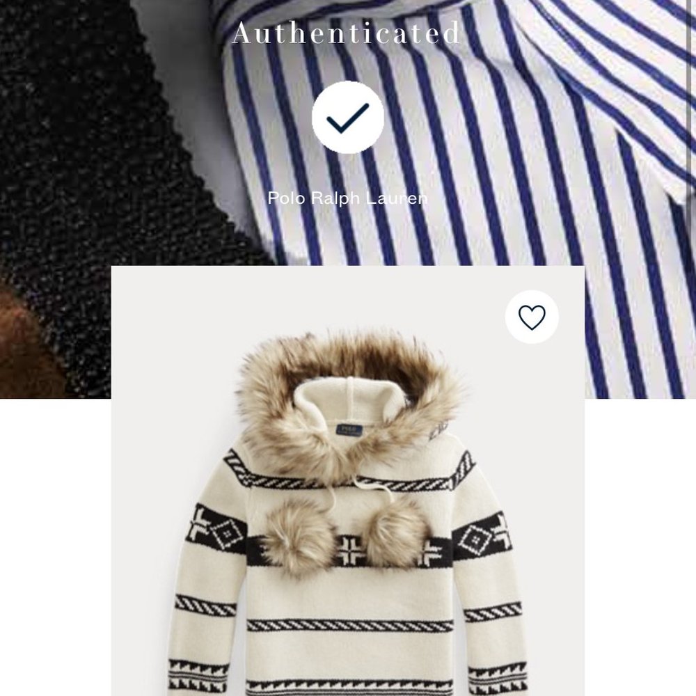 Ralph Lauren Collection Tribal Print Sweater